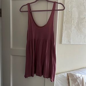 Full length flowy tank
